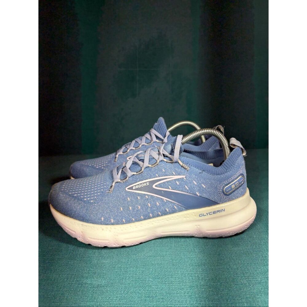 Brooks Glycerin 20 Running Shoes Women’s Size 10 B Blue Athletic Sneakers Cushio